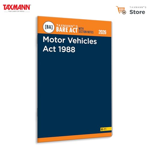 Taxmanns Motor Vehicles Act 1988 [Bare Act with Section Notes]  Complete | Updated Text with Concise NotesCovering All Key Pro
