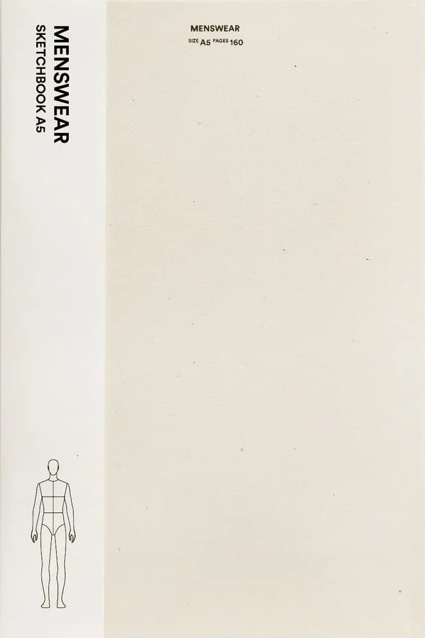 Menswear Sketchbook A5 /anglais
