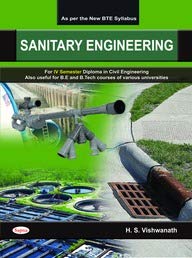 SANITARY ENGINEERING FOR 4 SEM DIPLOMA IN CIVIL ENGINEERING FOR BE & B TECH COURSES