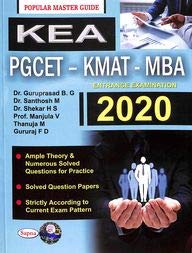 Kea Pgcet Kmat Mba Entrance Examination 2020