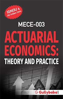 Gullybaba IGNOU MA Sem MECE03 Actuarial Economics: Theory and Practice in English