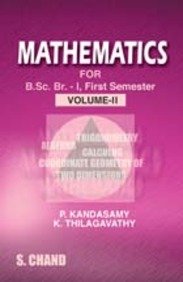 MATHS FOR BSC. BRANCH I VOL.II FOR MADRAS UNI.