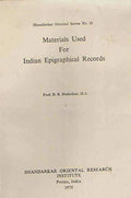 Materials Used For Indian Epigraphical Records