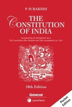 The Constitution of India 18Th Edition (Pocket)