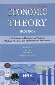 ECONOMICS THEORY MADE EASY : FOR GRADUATE & POST GRADUAT STUDENTS