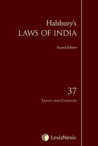 HalsburyS Laws Of India  Vol. 37: Trusts And Charities