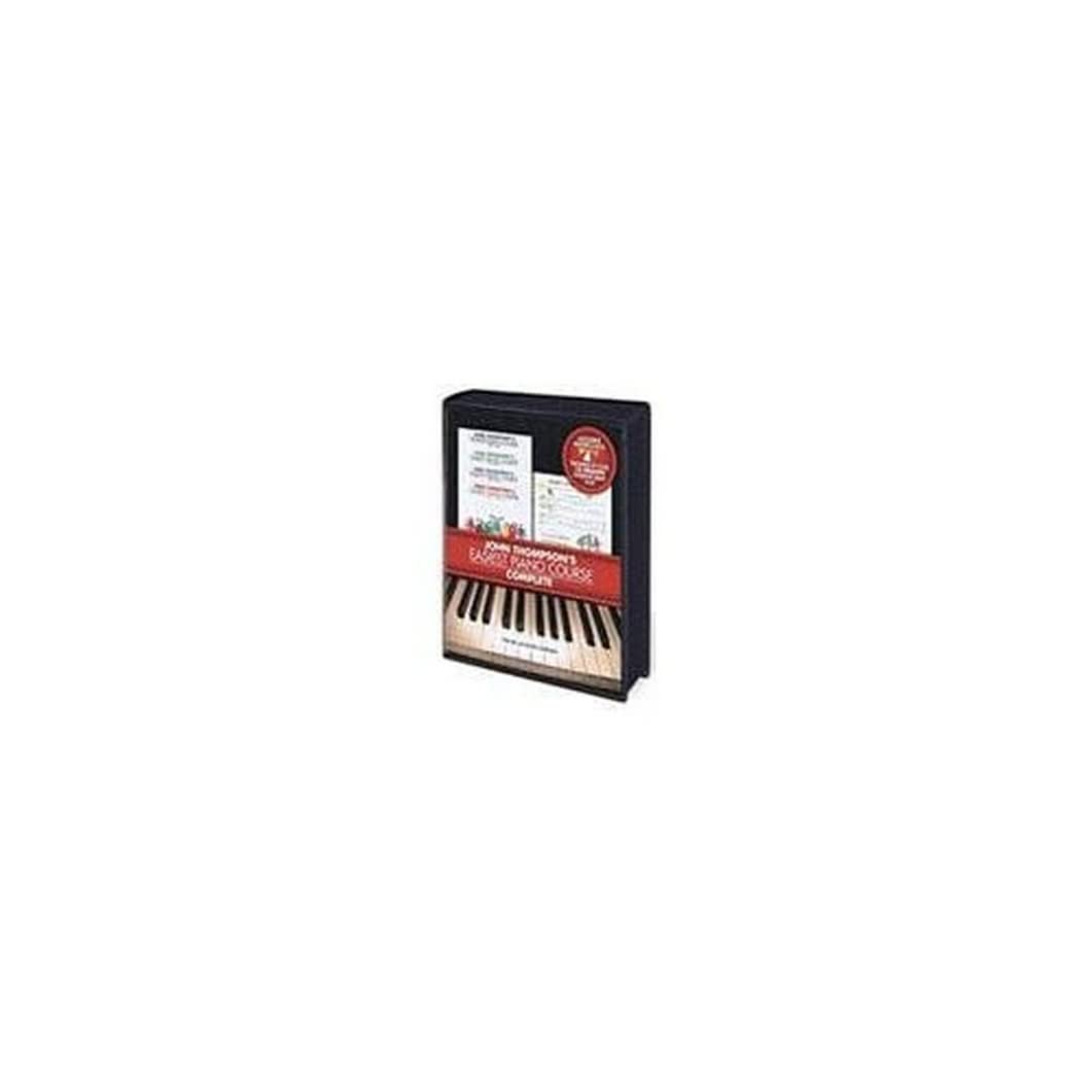 John Thompsons Easiest Piano Course Complete  4Book Boxed Set with Online Audio  StepbyStep Piano Lessons for Beginners