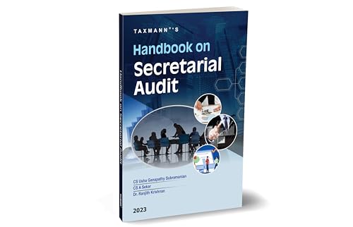 Taxmanns Handbook on Secretarial Audit  Indepth yet succinct guide on secretarial audit, starting from the initial acceptance