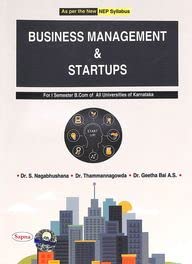 BUSINESS MANAGEMENT & STARTUPS FOR 1 SEM BCOM : NEP