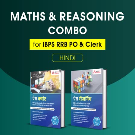 Maths & Reasoning Combo For Ibps Rrb Po & Clerk 2023 (Hindi Printed Edition) By Adda247