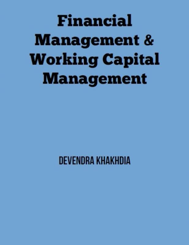 Financial Management & Working Capital Management
