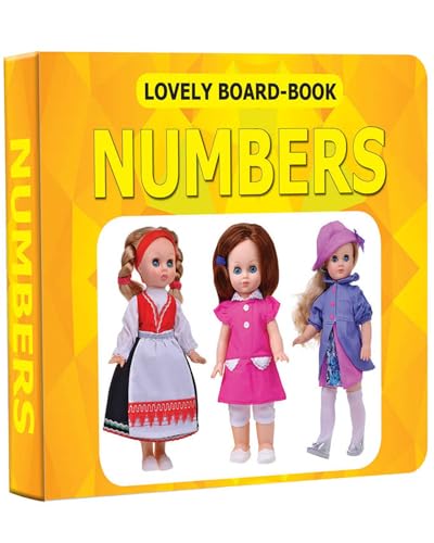 Numbers Board Book For Babies & Toddlers (02 Years) | Learn Counting From 1 To 20 With Bright Images, Glitter Cover, Rounded Co