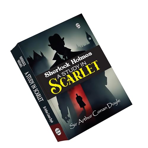 Sherlock Holmes  A Study in Scarlet (Paperback) : Classic Crime Fiction, First Case of Sherlock Holmes and Dr. Watson, Famous St