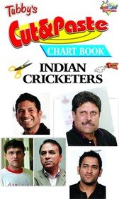 Tubbys Cut & Paste Chart Book Indian Cricketrs