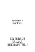 Introduction to Solar Energy