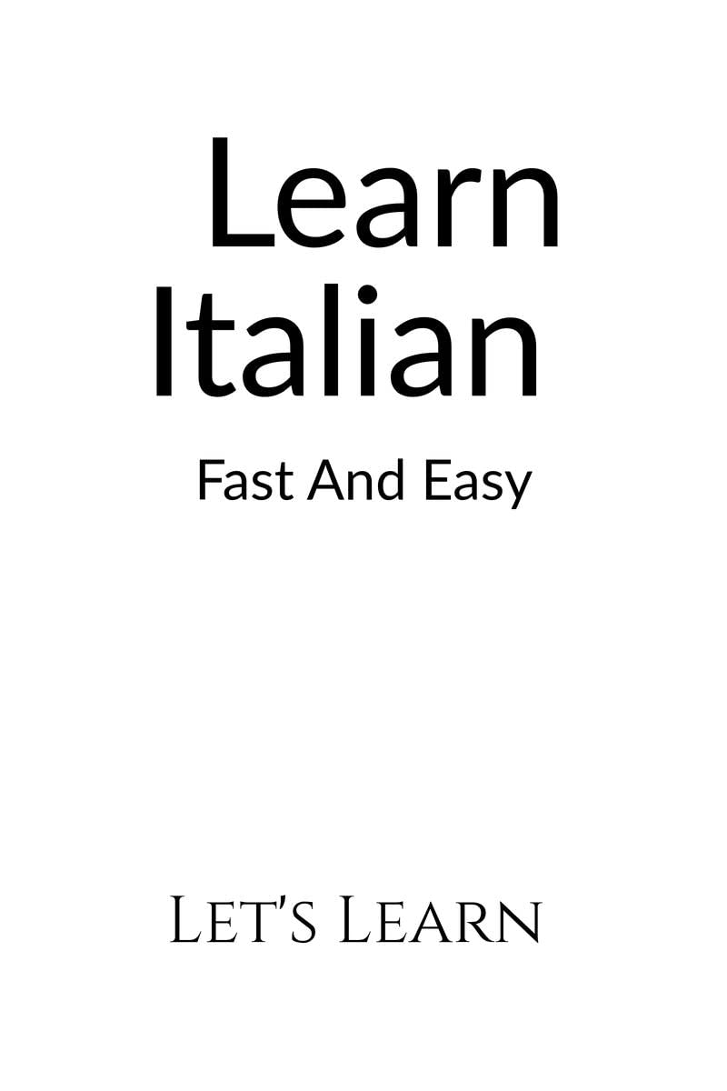Learn Italian