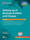Taxmanns Setting up of Business Entities and Closure (Paper 3 | SUBEC)  Updated study material in simple/concise language | su