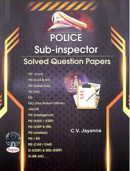 POLICE SUB INSPECTOR SOLVED QUESTION PAPERS