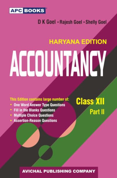 Accountancy Part Ii, Class Xii (Haryana)
