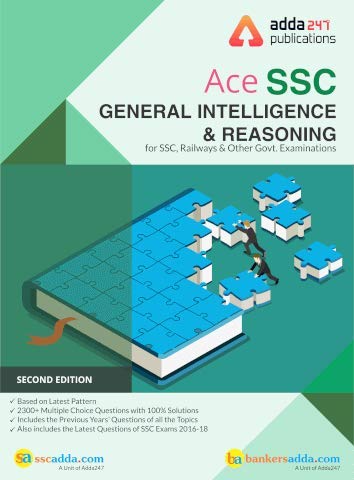 Ssc Reasoning Book For Ssc Cgl, Chsl, Cpo And Other Govt. Exams(In English) By Adda247 Publications Adda247 Publications
