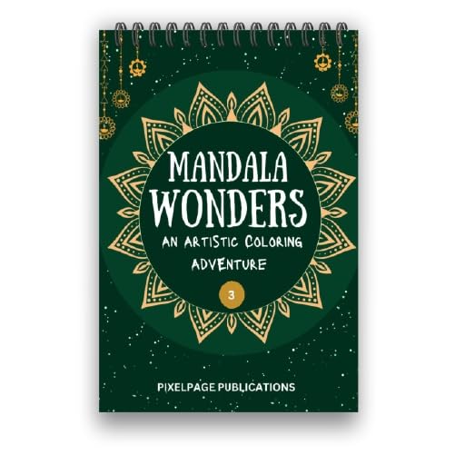 Mandala Wonders  An Artistic Colouring Adventure (A4 Size) (Mandala 03)