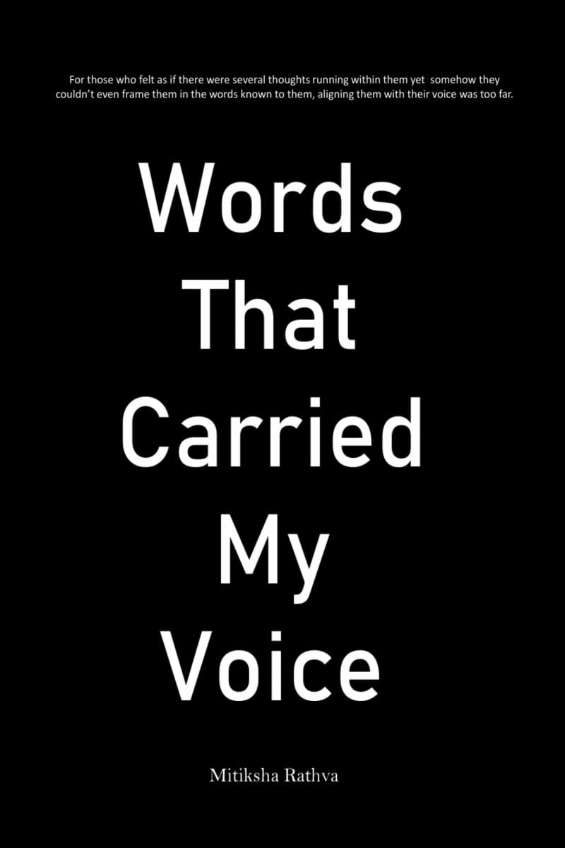 Words that carried my voice