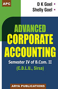 Advanced Corporate Accounting Sem. Iv Of B.Com. Ii (C.D.L.U, Sirsa)