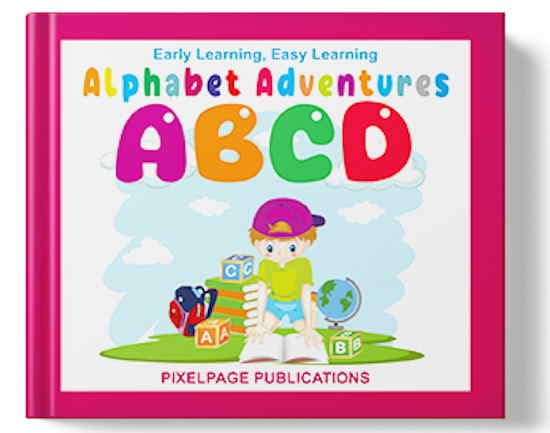 Early Learning ABCD Board Book , Alphabet Adventures A Vibrant Board Book for Ages 02