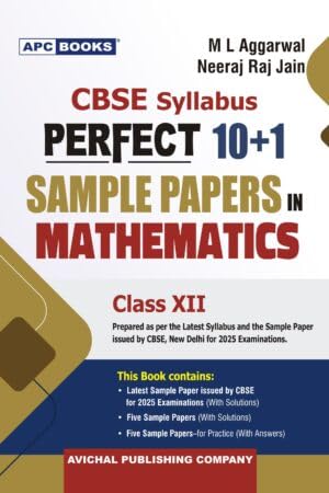 Perfect 10+1 Sample Papers In Mathematics Class Xii