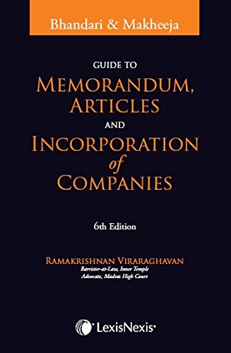 Guide To Memorandum Articles & Incorporation Of Companies
