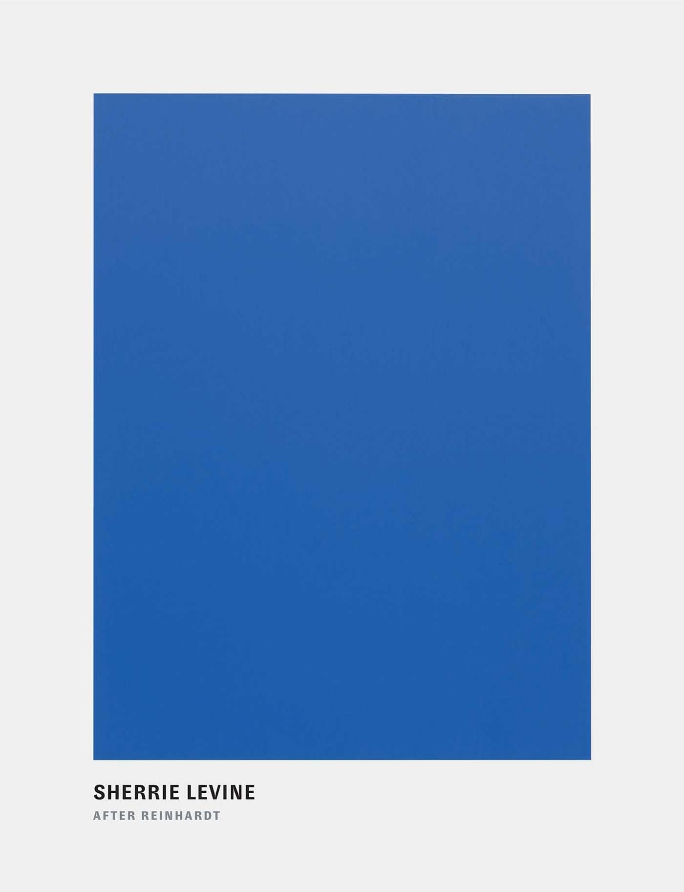 Sherrie Levine: After Reinhardt: Memories Of Men On The Moon