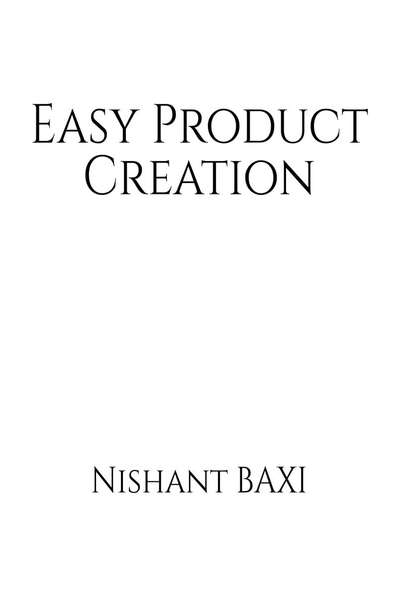 Easy Product Creation
