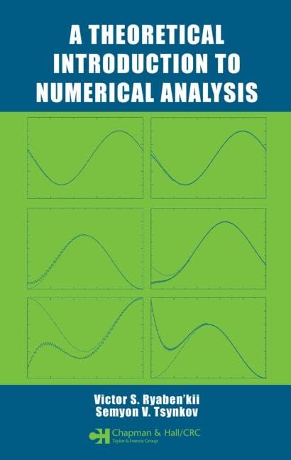 Theoretical Introduction To Numerical Analysis