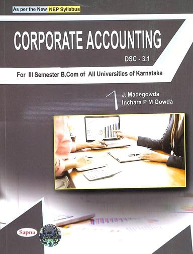 CORPORATE ACCOUNTING FOR 3 SEM BCOM DSC 3.1 : NEP
