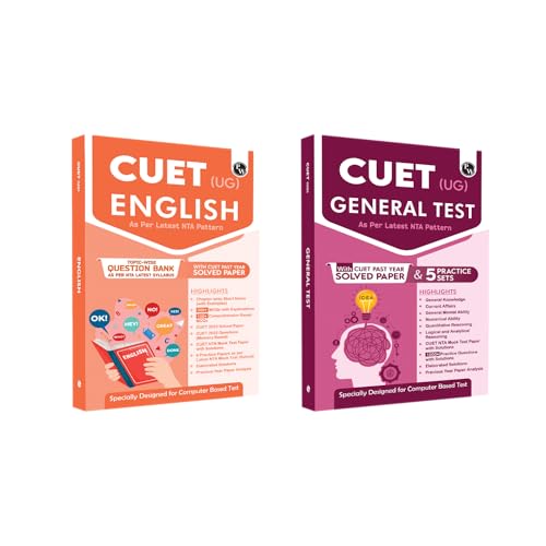 PW CUET UG General Test & English Combo Set of 2 books Chapterwise & Topicwise Question Bank (2023 2024) PW