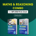 Maths & Reasoning Combo For Ibps Rrb Po & Clerk 2023 (English Printed Edition) By Adda247