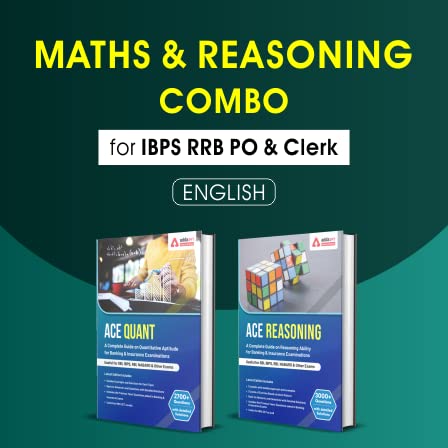 Maths & Reasoning Combo For Ibps Rrb Po & Clerk 2023 (English Printed Edition) By Adda247
