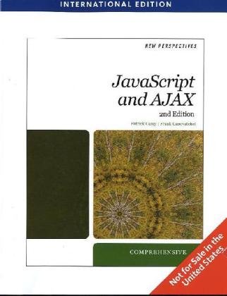 New Perspectives on Javascript and Ajax, Comprehensive