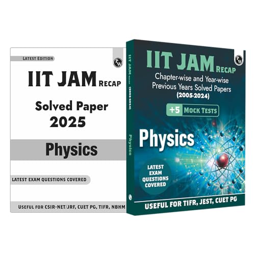 PW IIT JAM Recap 20 Years Physics PYQ Chapterwise & Yearwise (20052024) [Paperback] PW (PW)