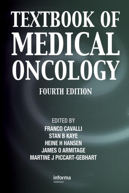 Textbook of Medical Oncology (Cavalli, Textbook of Medical Oncology)