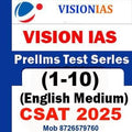 Vision Ias Prelims Full Length Test Csat Test Series 2025 Questions With Solutions (110) English Photocopy Notes