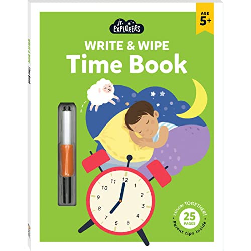 Junior Explorers Write And Wipe: Time Book