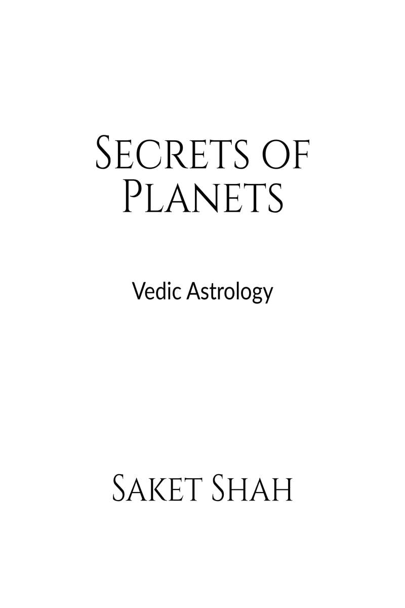 Secrets of Planets : Vedic Astrology