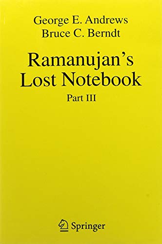 RAMANUJANS LOST NOTEBOOK: PART III