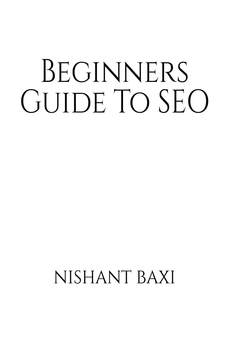 Beginners Guide To SEO