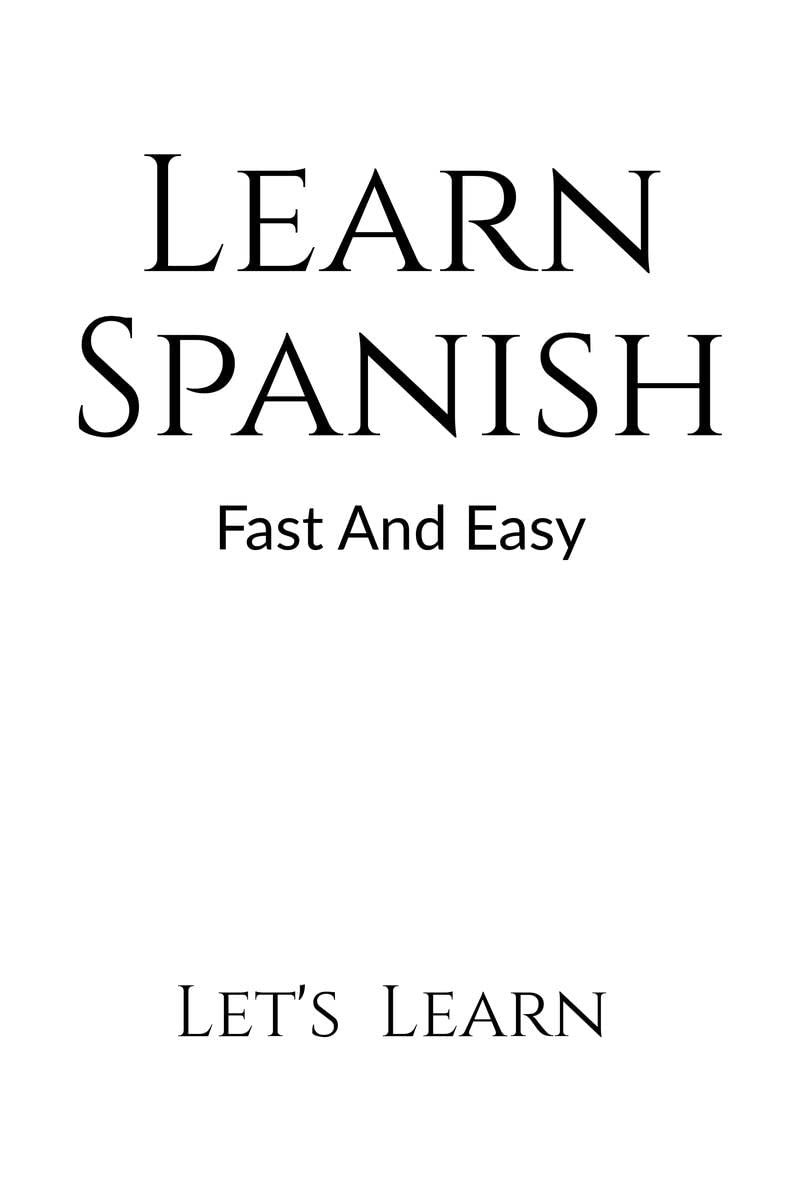 Lets Learn  Learn Spanish