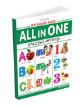 All in One English  Malayalam Big Board Book for Kids : Early Learning Picture Book for Childern of Age 2+ Years