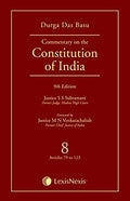Dd Basu Commentary On The Constitution Of India  Vol. 8 (Covering Articles 79 To 123)
