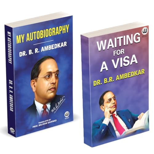 My Autobiography | Waiting For A Visa | Dr. BR Ambedkar Books | English Paperback Combo Set | The Original Edition | Caste In In