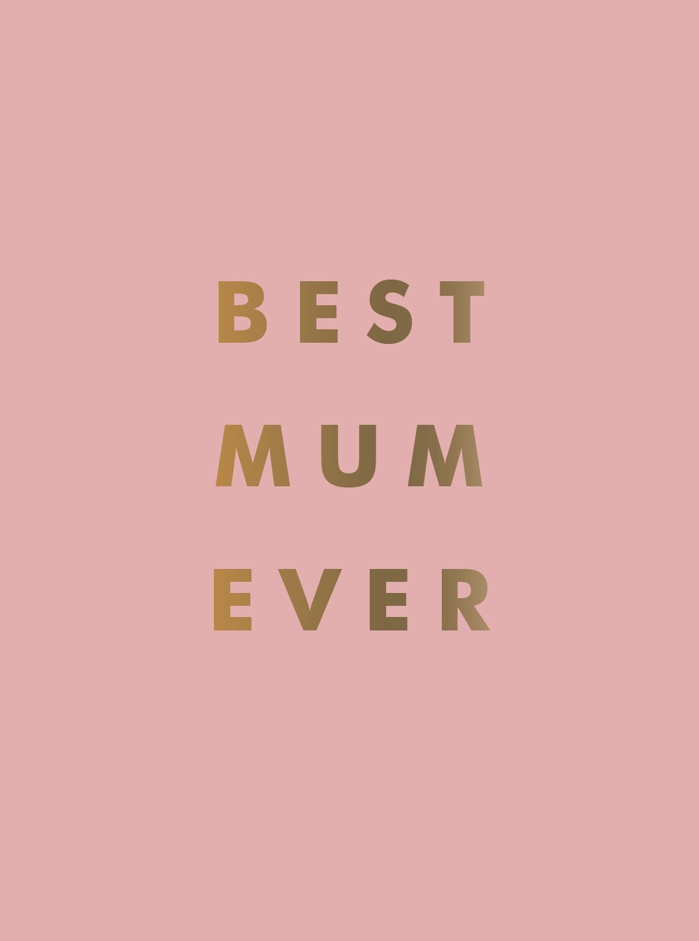 BEST MUM EVER  THE PERFECT GIFT FOR YOUR INCREDIBLE MUM